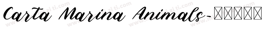 Carta Marina Animals字体转换
